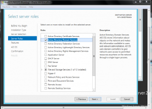4. Select active directory